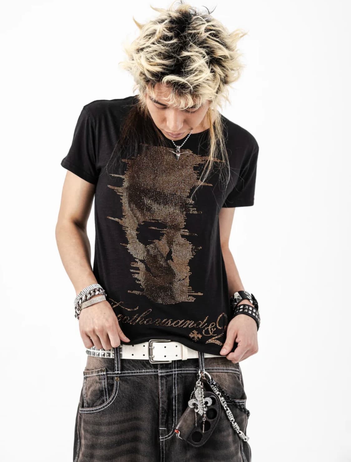 (2002)Line stone skull t 상품이미지1