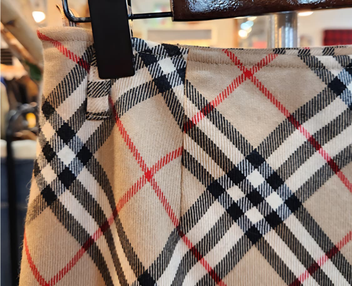 24-25) BURBERRYS 버버리 블루라벨 노바 체크 빈티지 스커트 상품이미지7