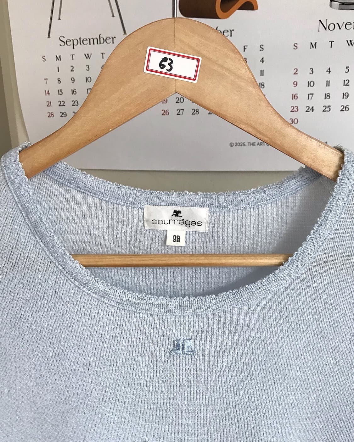 꾸레쥬 로고 반팔티 상품이미지5