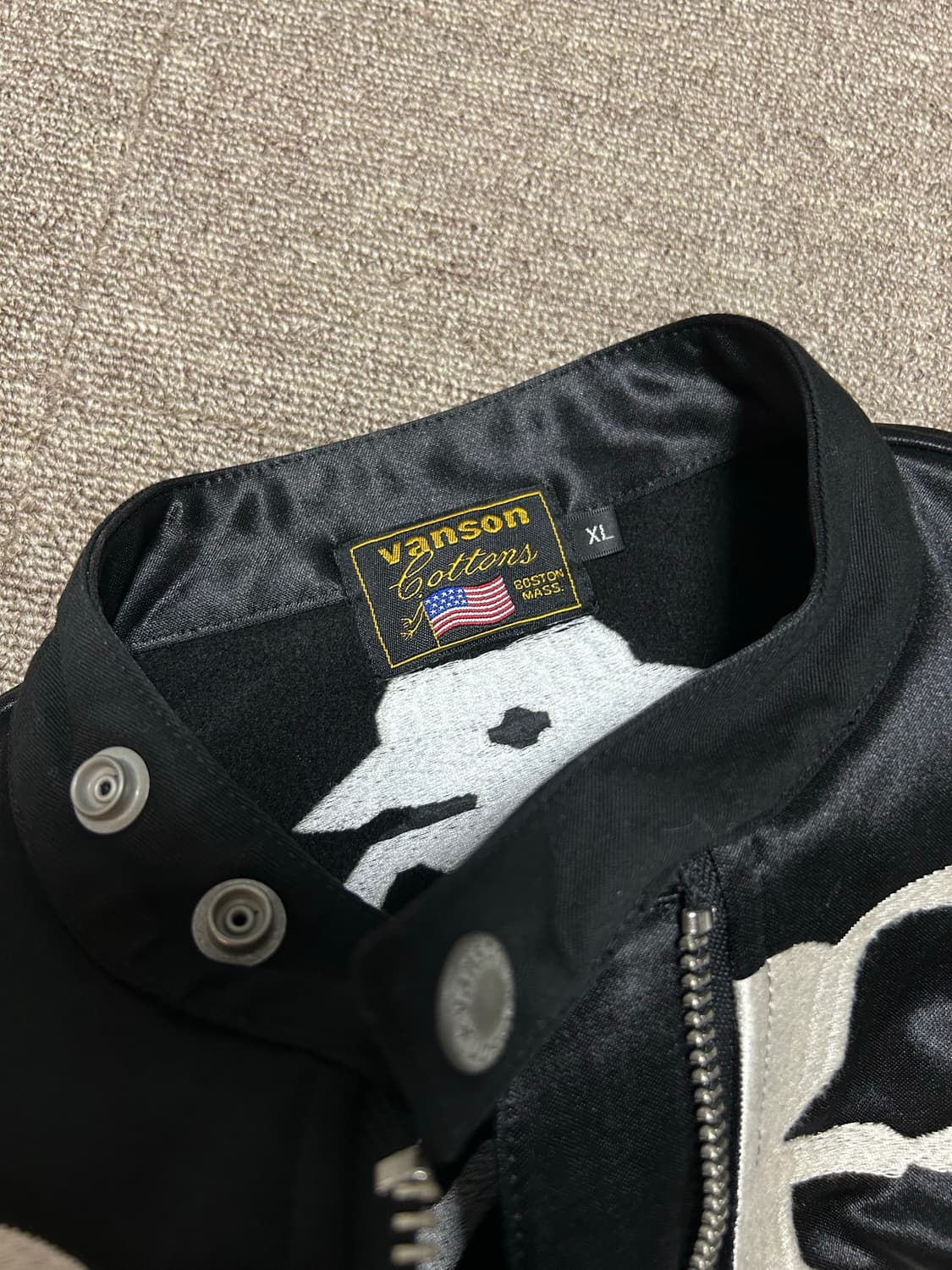 밴슨 본 레더 자켓 XL판매글 상품이미지4