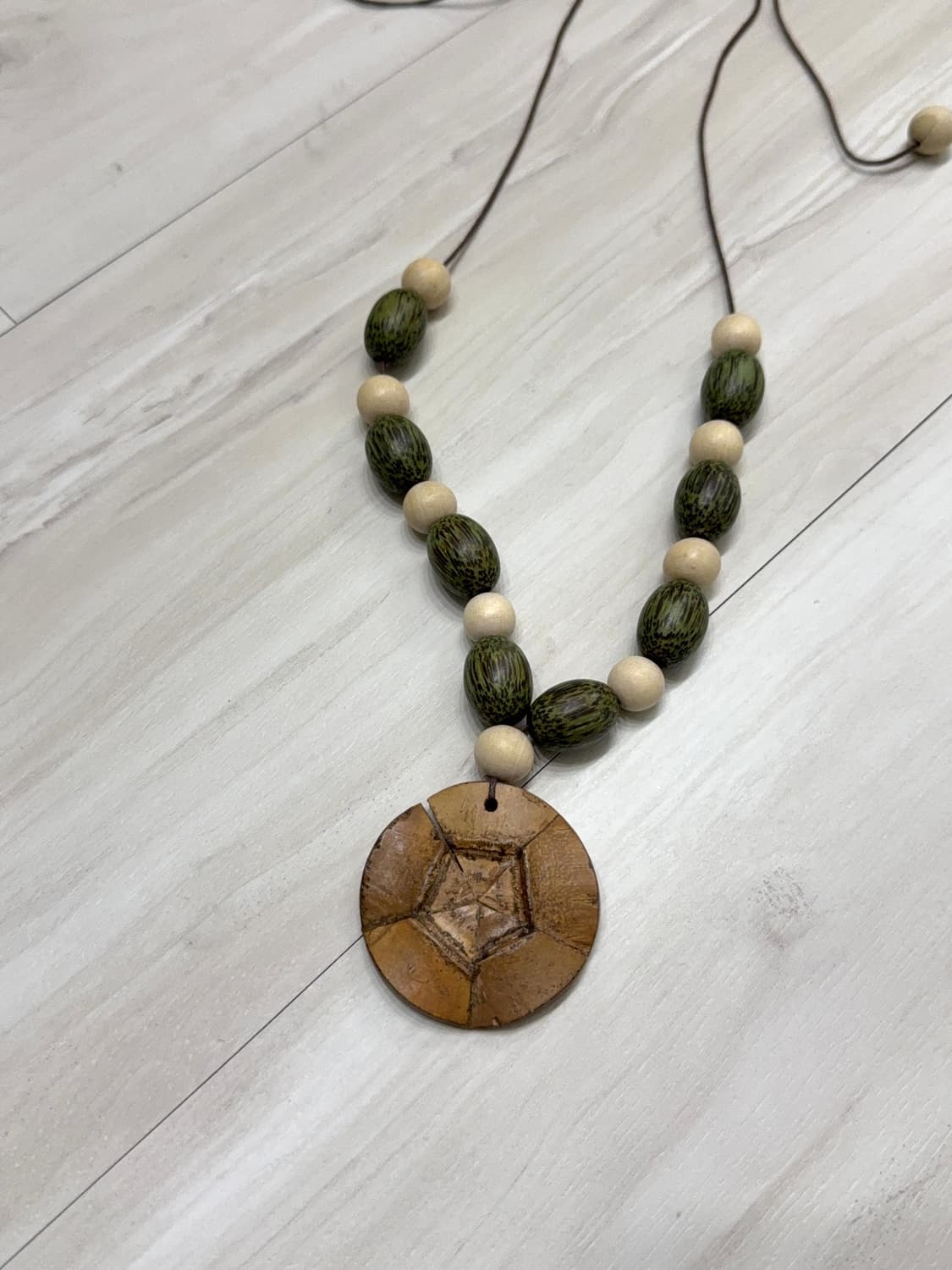 Wood necklace 상품이미지2