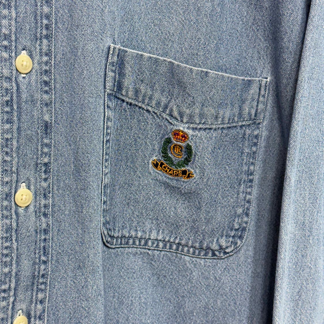 90s 찹스 랄프로렌 데님 셔츠 상품이미지3
