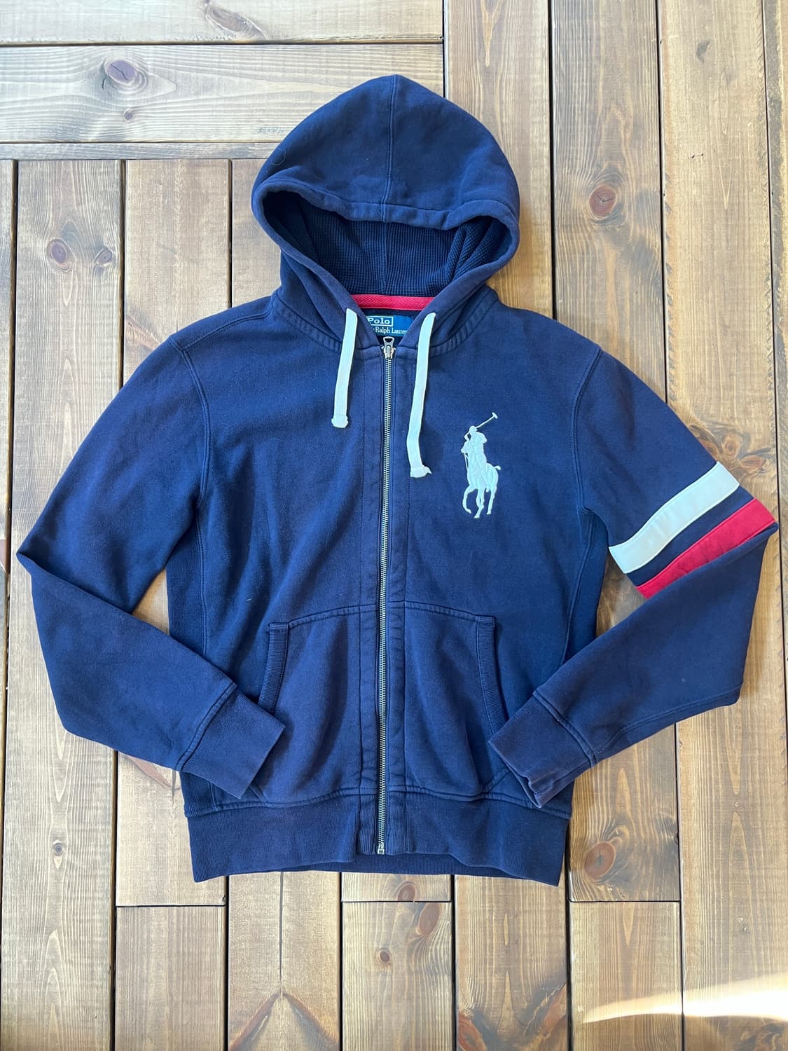 폴로 빅포니 네이비 후드집업 상품이미지6