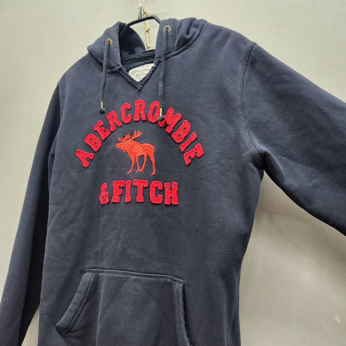 아베크롬비 Y2K 스펠로고 빈티지 후드티 L(M) 상품이미지3