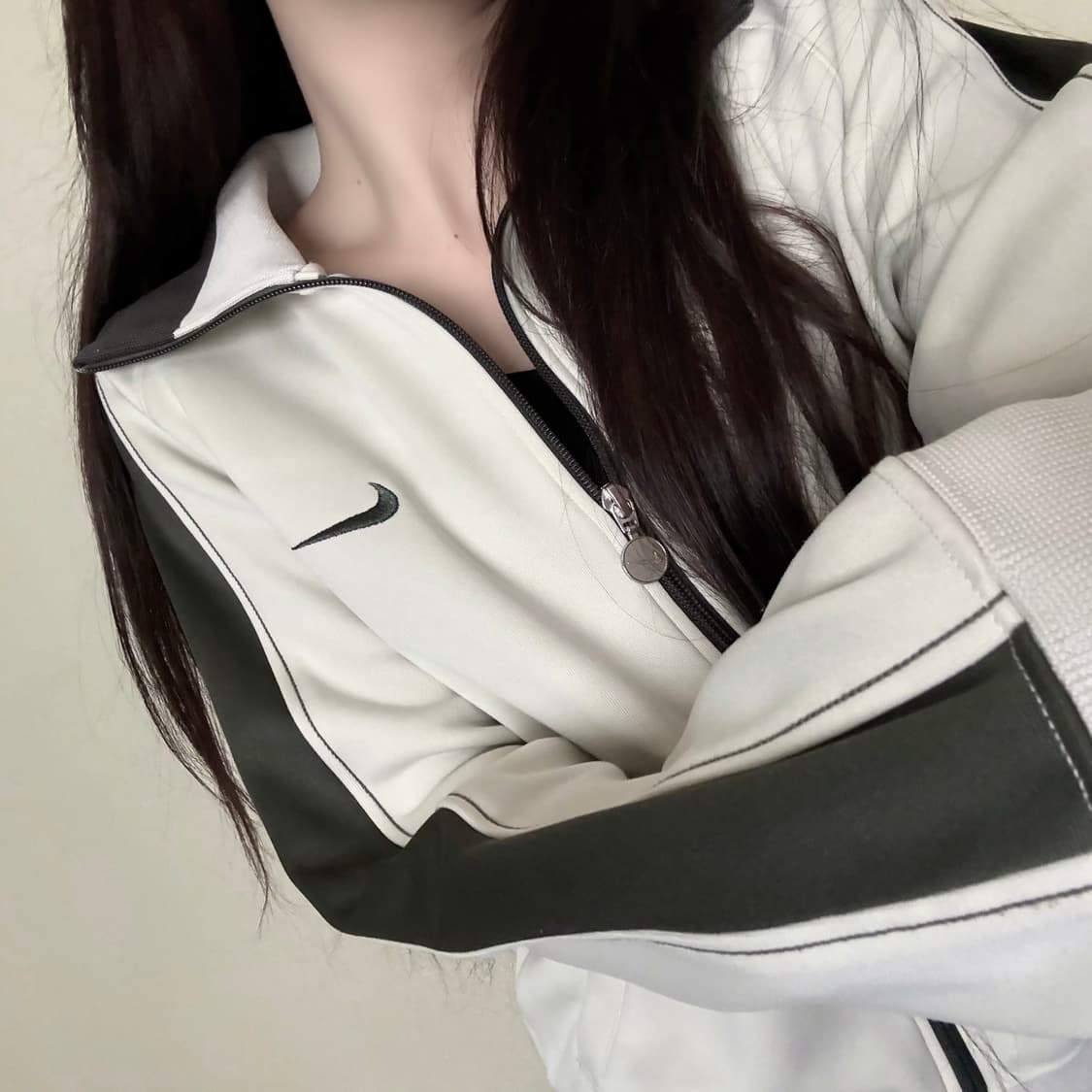 나이키 아이보리 딥그린 져지 상품이미지1