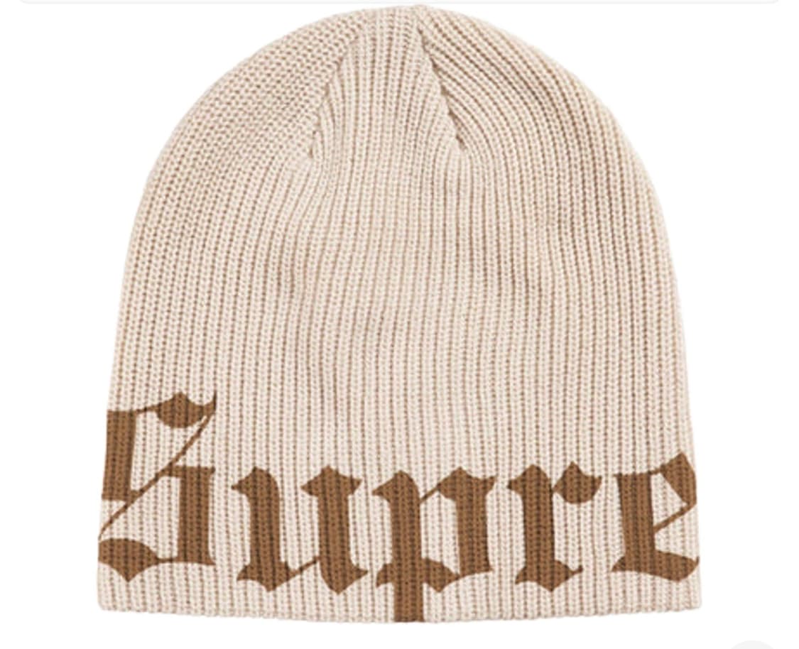 슈프림 올드 잉글리쉬 비니 아이보리 상품이미지1