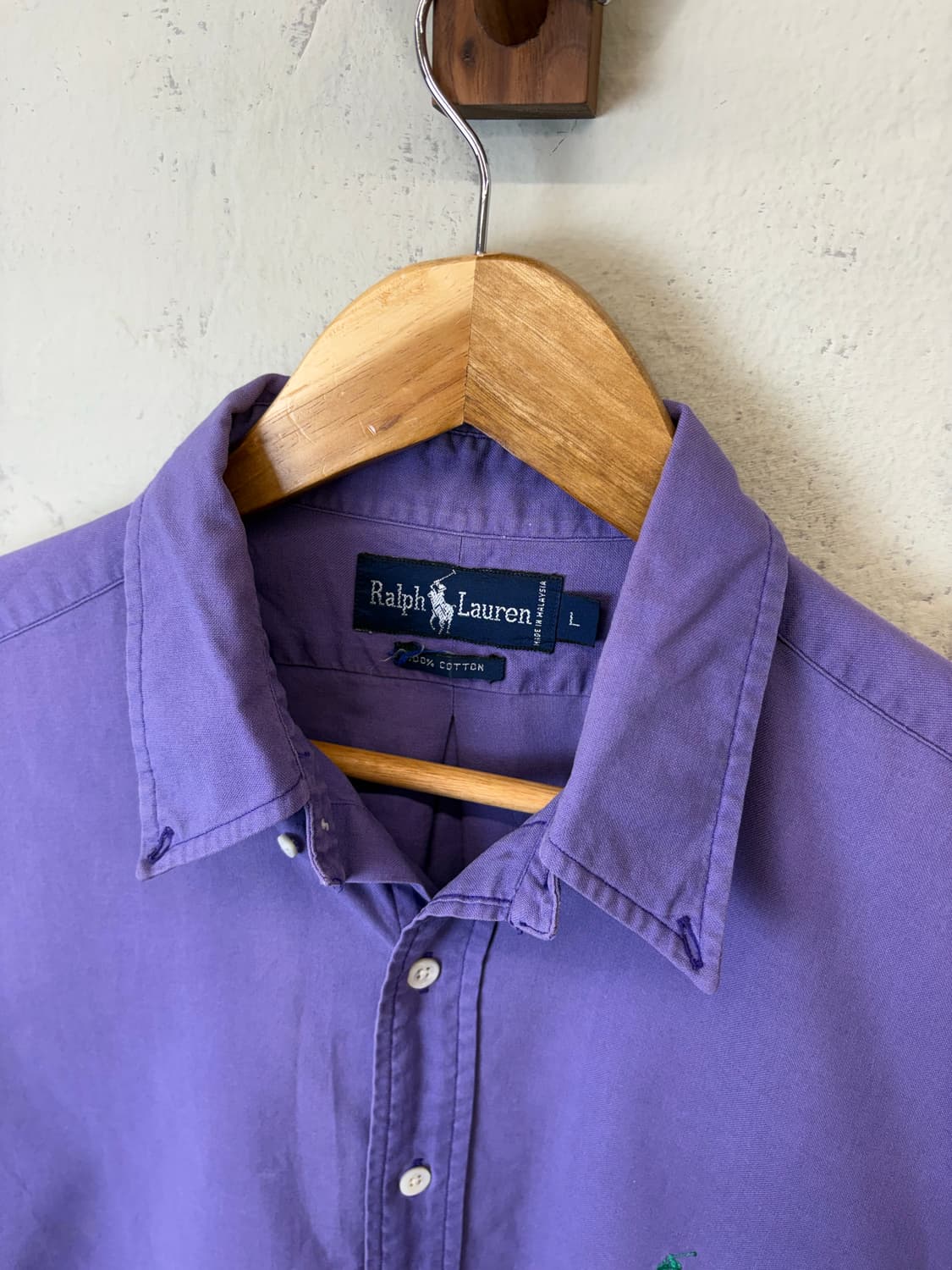폴로랄프로렌 빈티지 셔츠 퍼플 상품이미지7