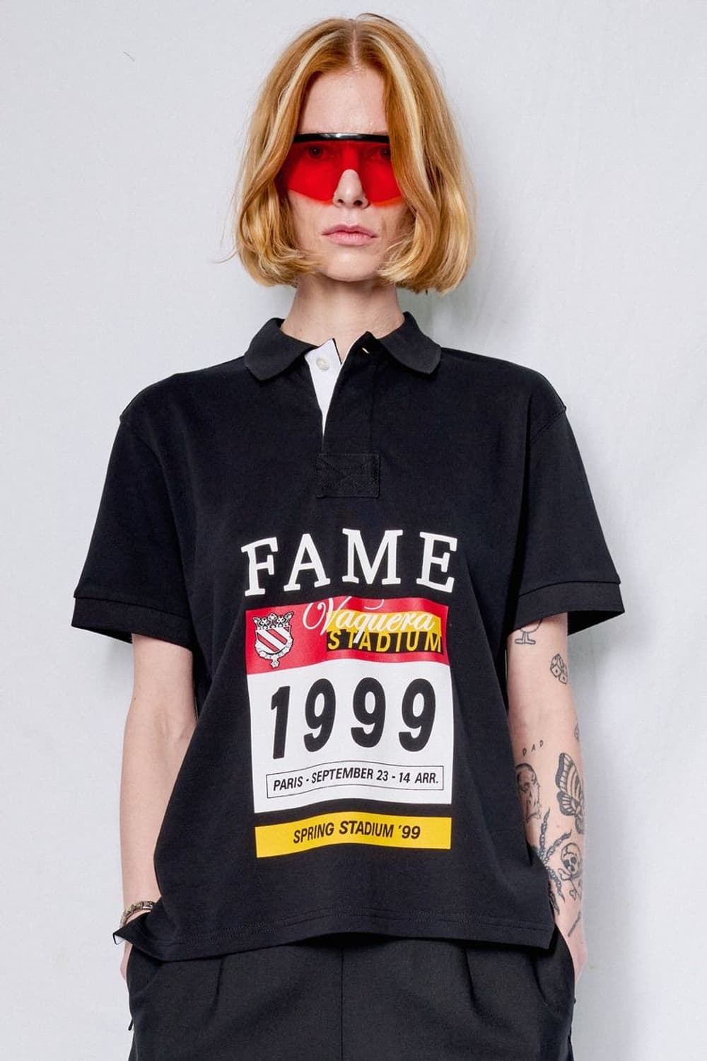 [XS,S,M]바퀘라 FAME  폴로 셔츠 상품이미지1