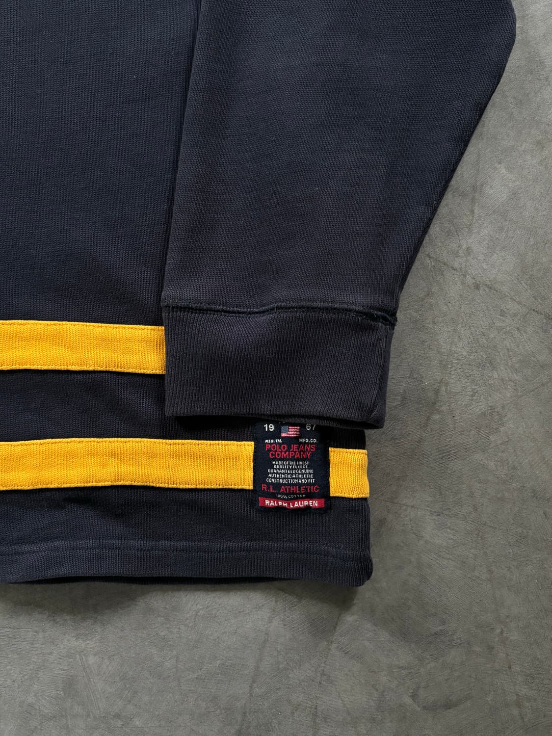 Polo 폴로 진스 네이비 아치로고 롱슬리브 상품이미지5