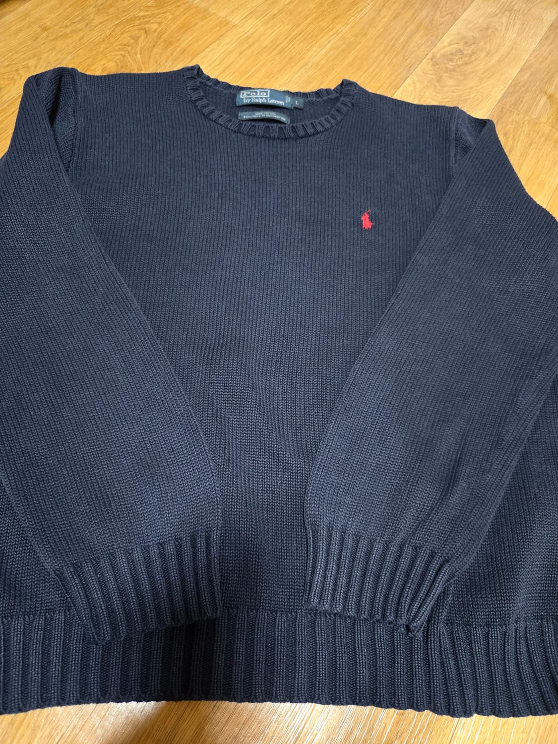 폴로 랄프로렌 네이비 니트(L사이즈) 상품이미지3