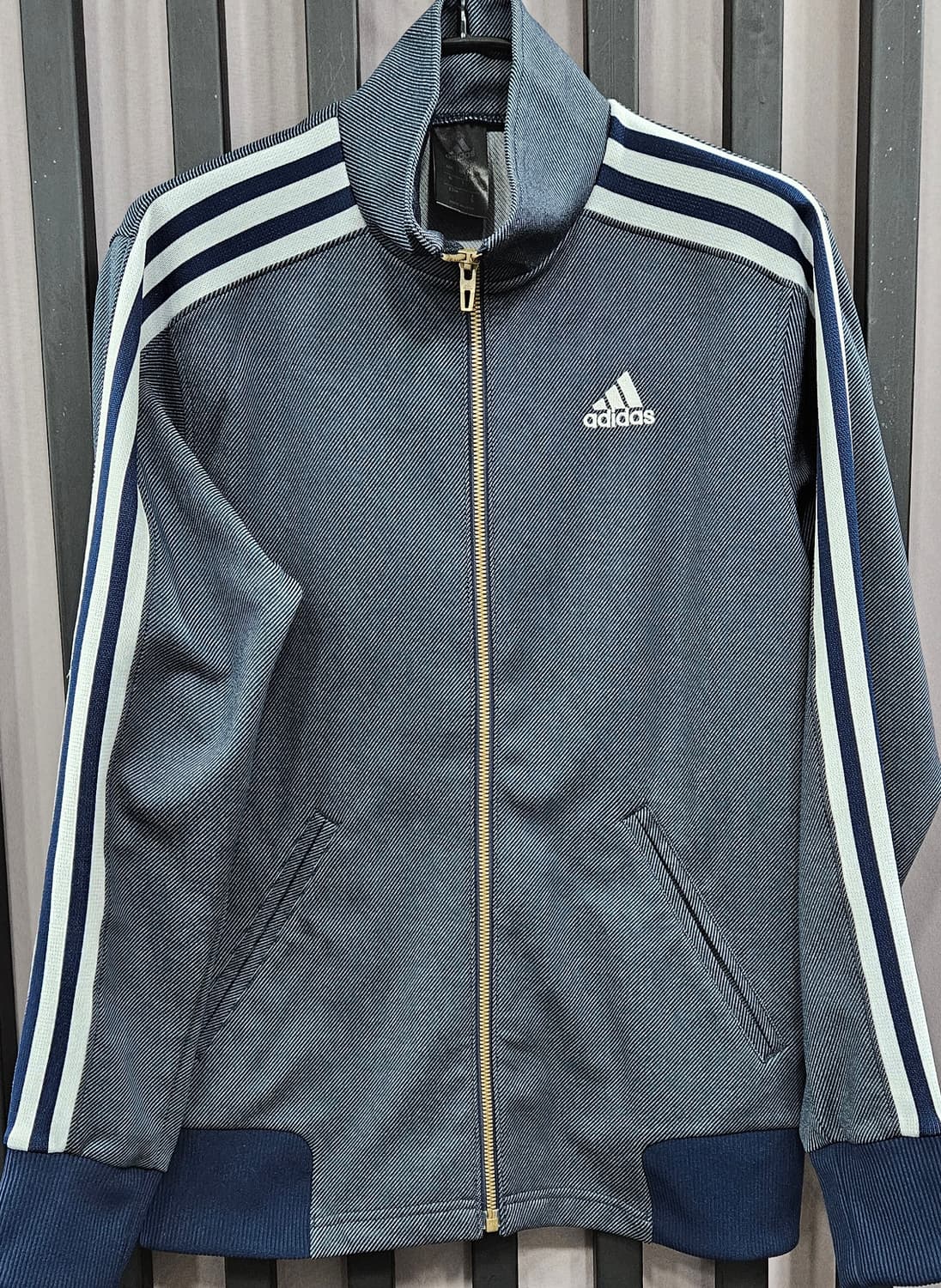 일본 아디다스 빈티지 네이비 져지 S 상품이미지1