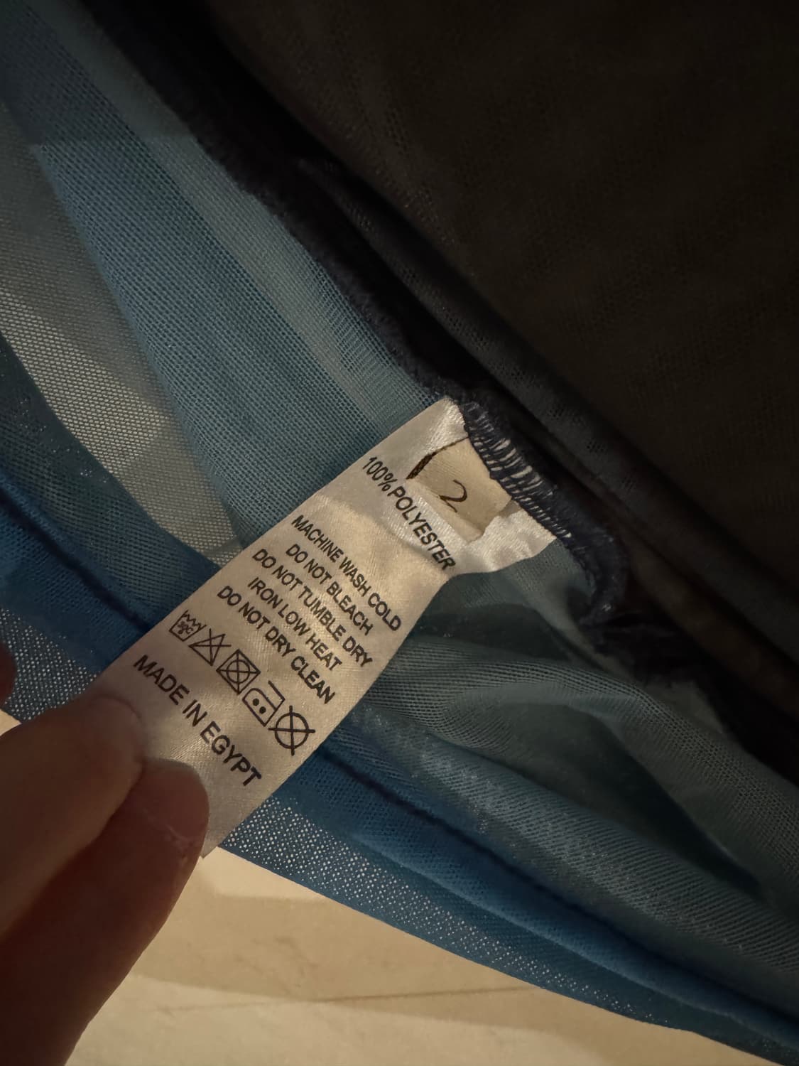 커네밀크 KERNEMILK 워랩 블라우스 탑 티셔츠 블루 2 새상품 상품이미지7