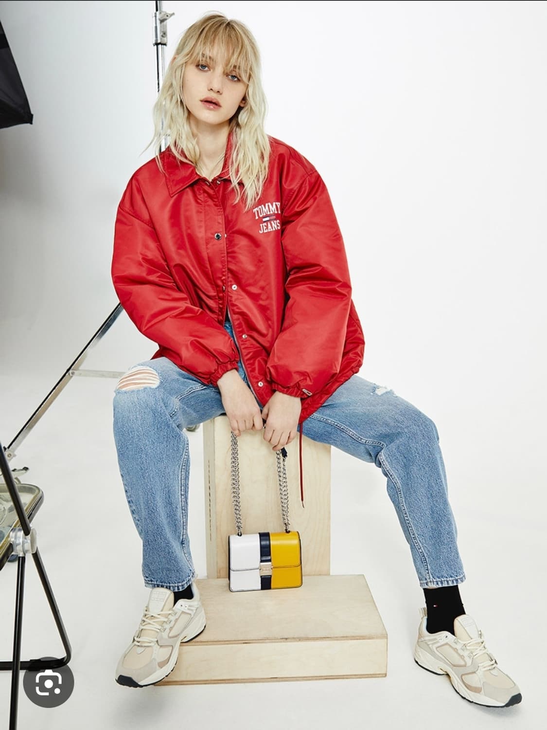 타미진스 나일론  코치 오버핏 자켓 상품이미지1