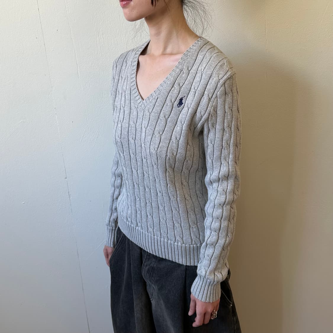 폴로 케이블 스웨터 상품이미지2