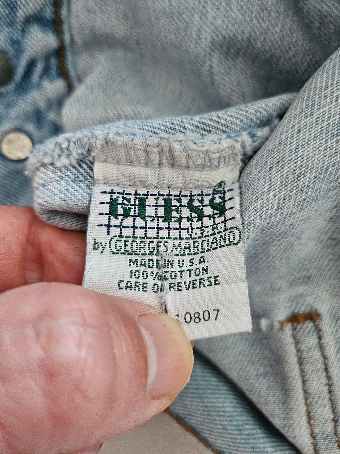 90s 올드 게스 Guess 데님자켓
 상품이미지7