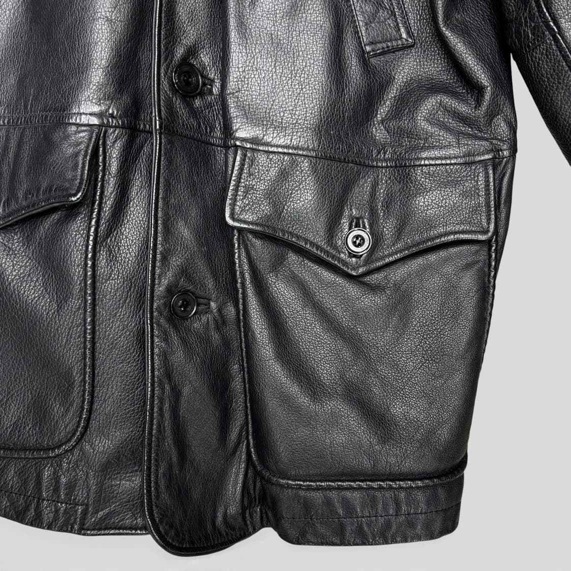 90's Urban Express 레더 카코트 상품이미지5