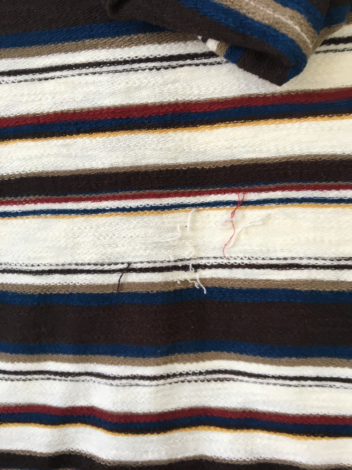 Stripe pattern hood zip up 상품이미지4