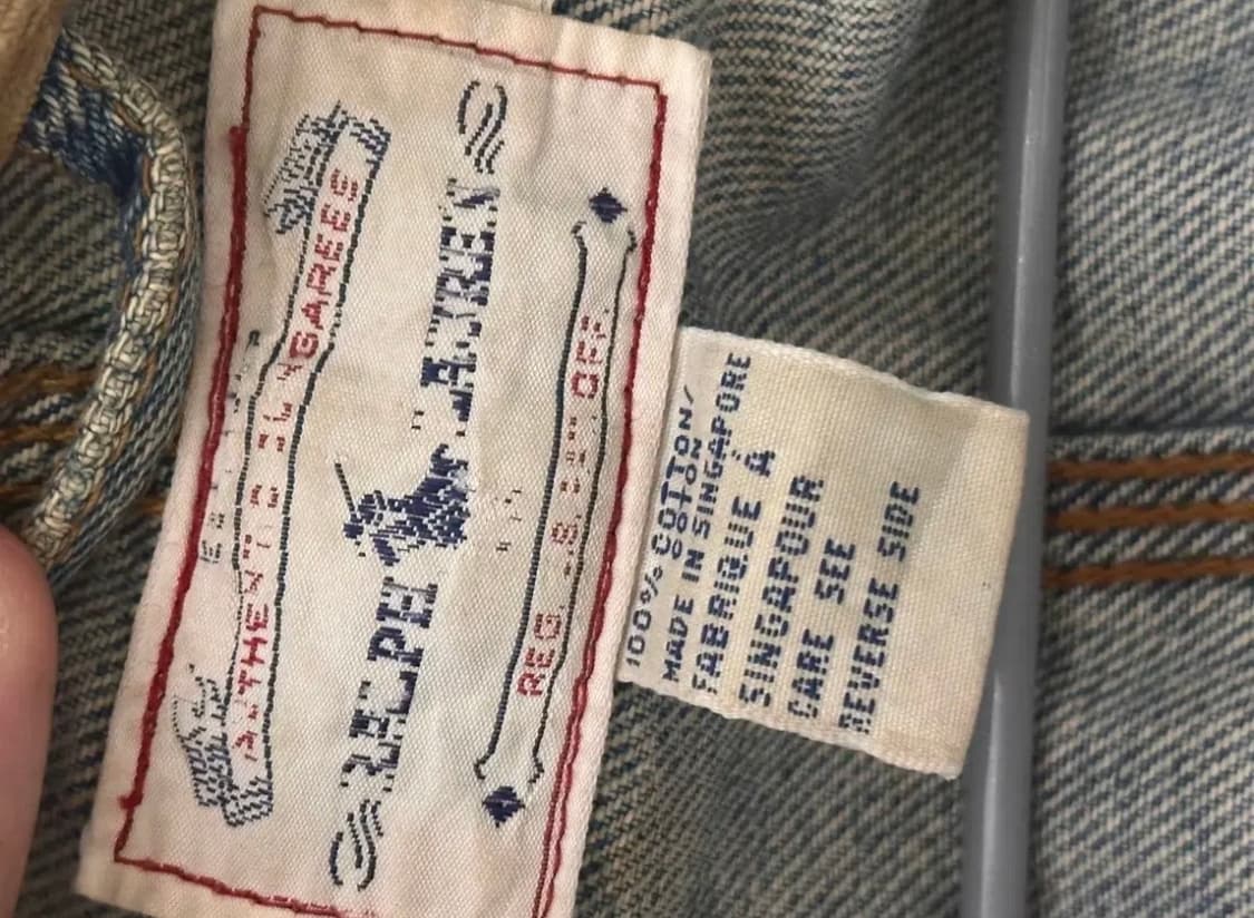 90s 폴로 덩가리 데님 자켓 상품이미지2