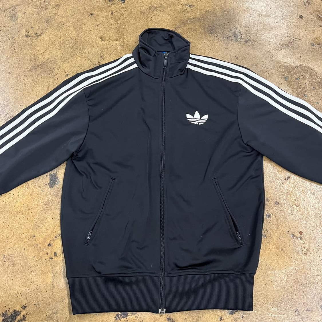 [정품/90] 아디다스 블랙 삼선 트랙탑 져지 b18 상품이미지3