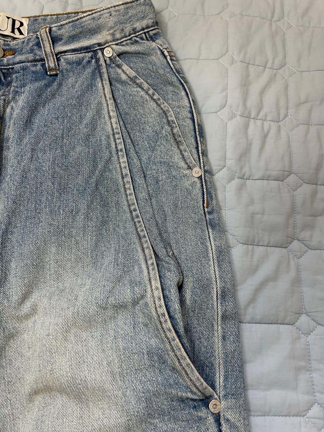 세터 비날레스 레트로 워시드 데님 뉴트로 블루  상품이미지3