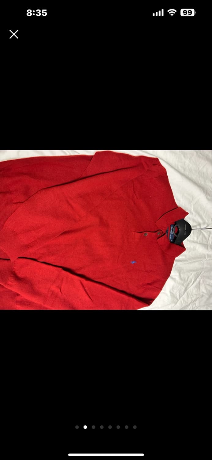 폴로 랄프로렌 남성 램스울 카라 긴팔 (네이비 만 남음) 상품이미지2