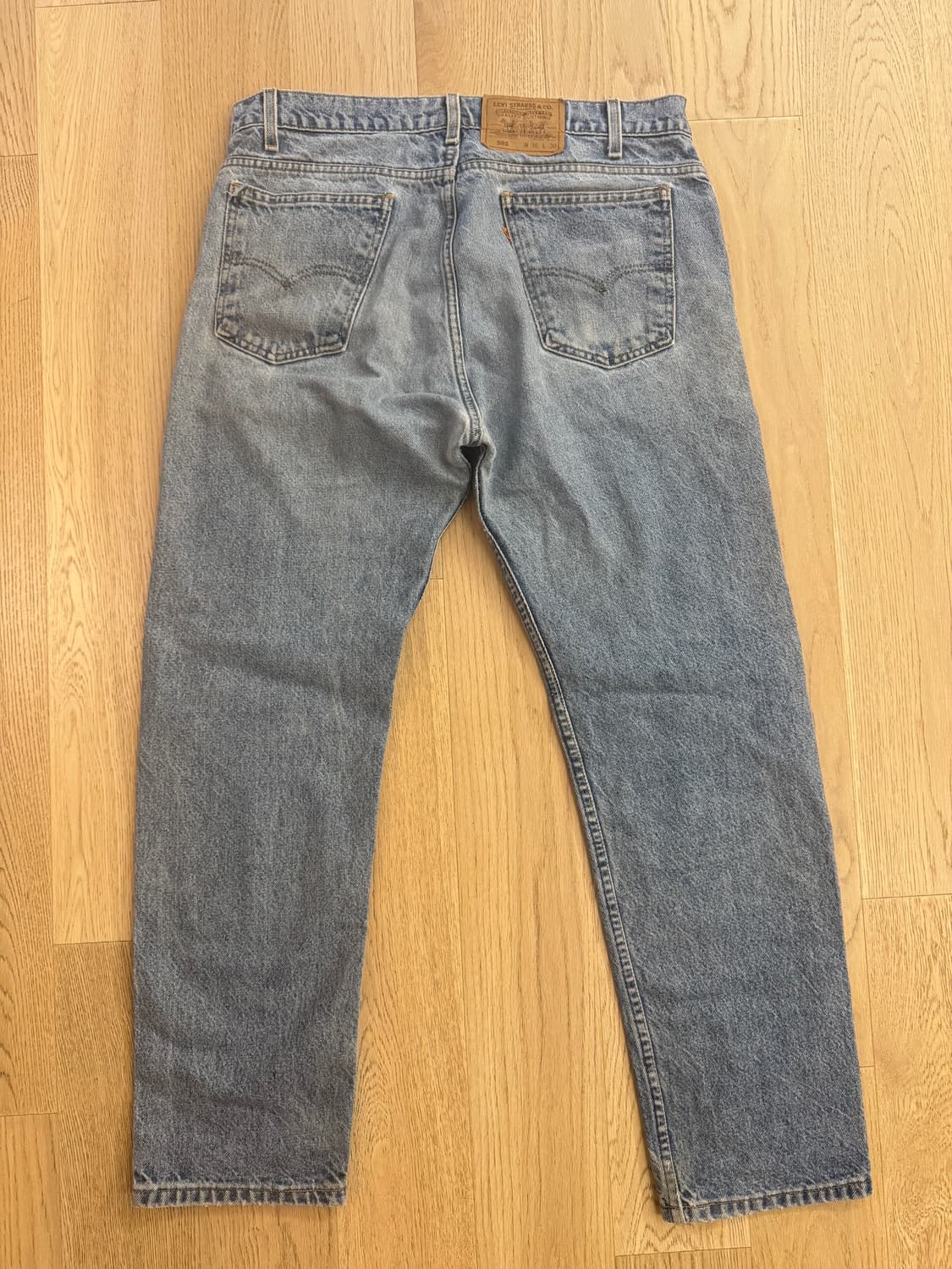 90s 리바이스 오렌지탭 505 데님팬츠 made in usa 상품이미지2