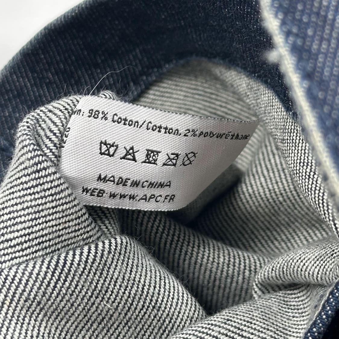 APC 아페쎄 베이직 데님 에코백 상품이미지6