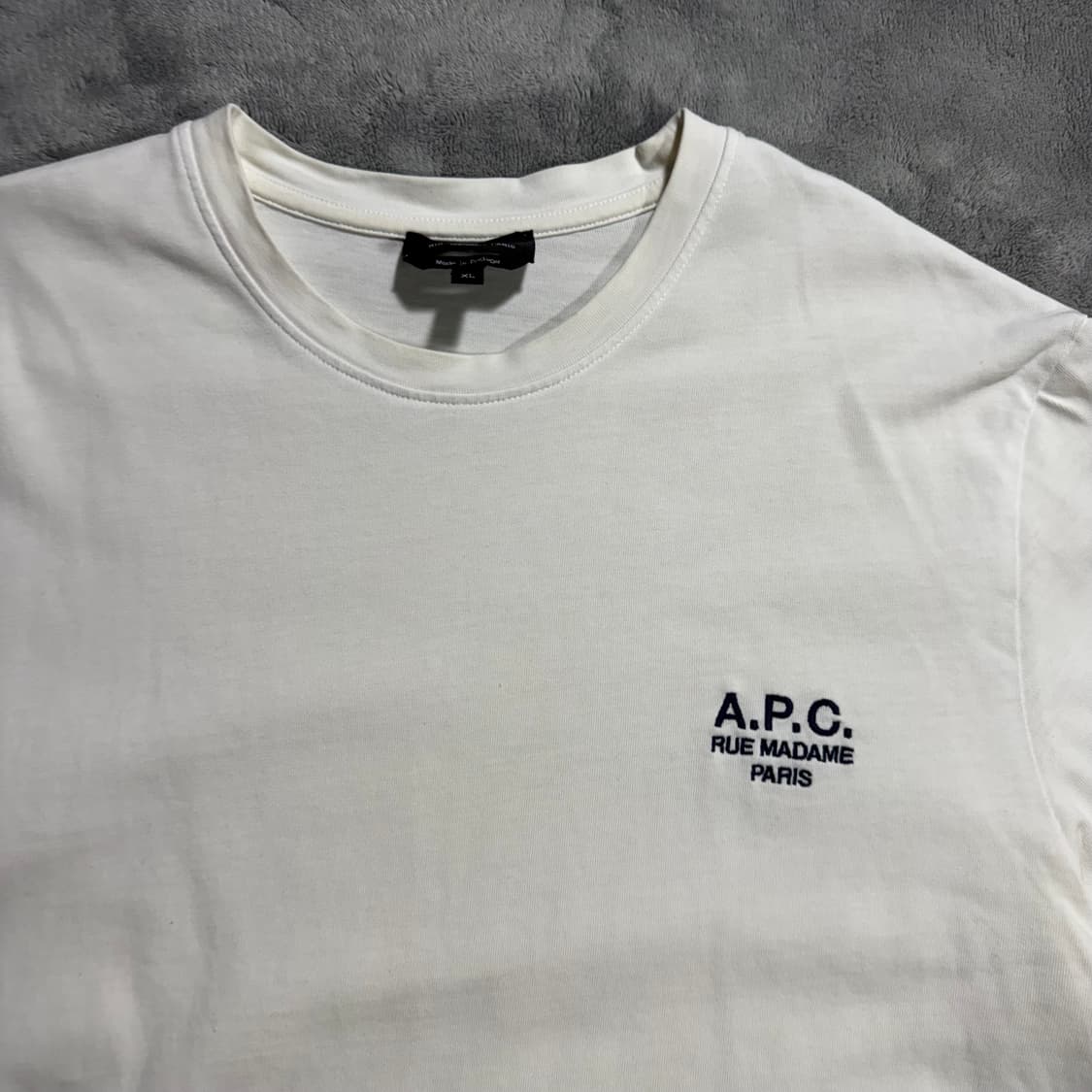 A.P.C. 아페쎄 화이트 티셔츠 XL 상품이미지2
