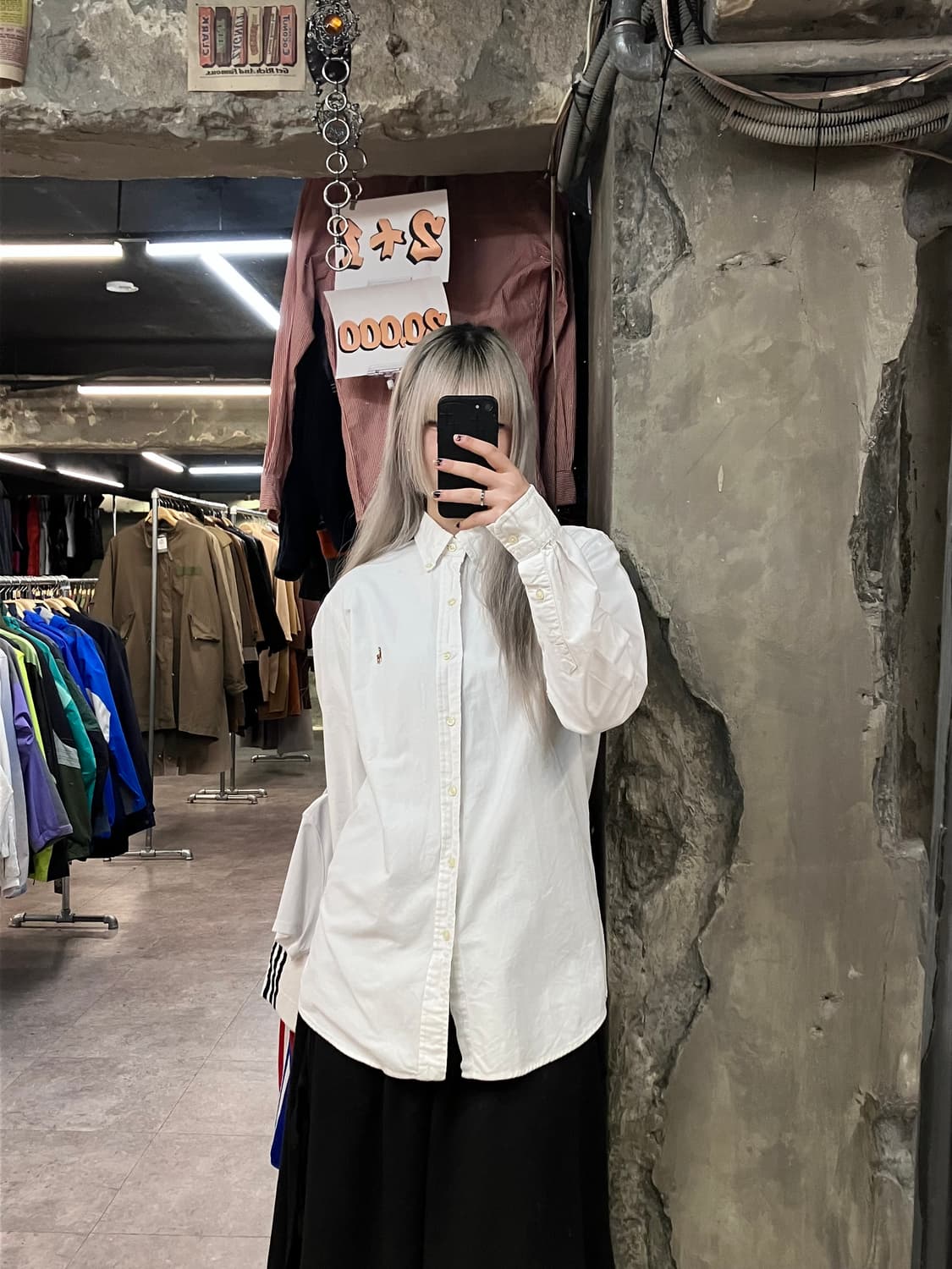 폴로 랄프로렌 셔츠 화이트 M  #csz2933 상품이미지2