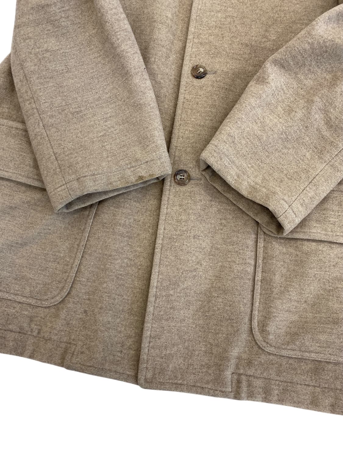 90's 뉴요커 울 카 코트 상품이미지3