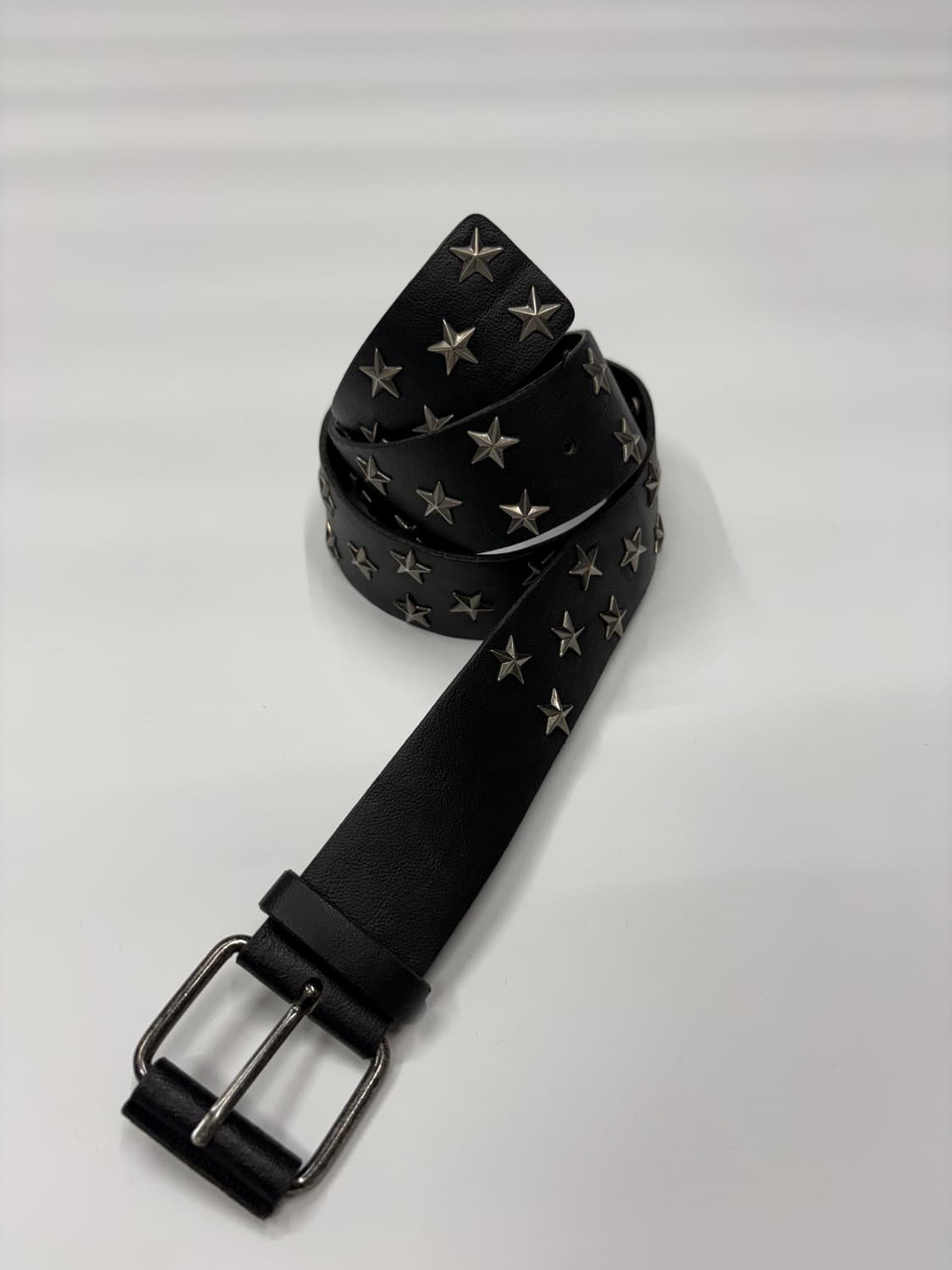 빈티지 웨스턴 스타 스터드 레더 벨트 상품이미지2