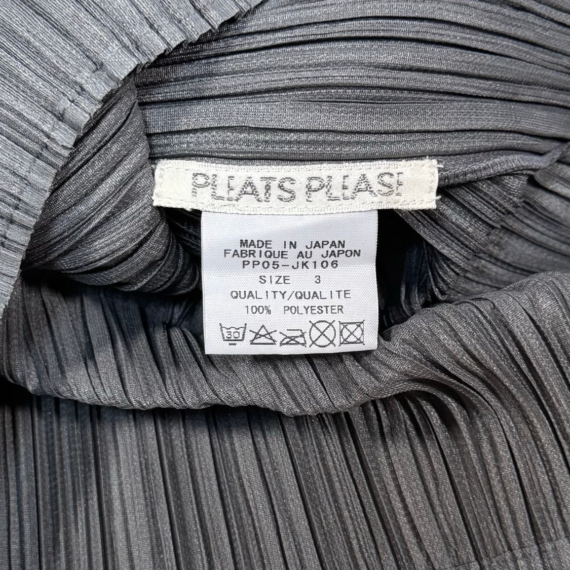 Pleats Please Gray Long Sleeve Top 상품이미지5