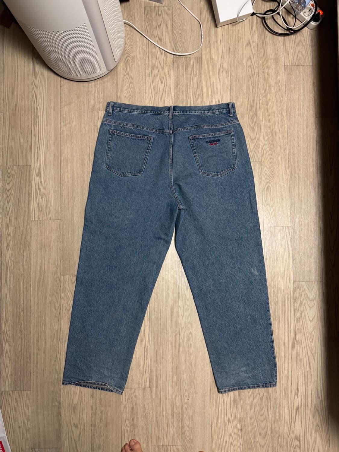 슈프림 배기 진 워시드 인디고 23FW 데님팬츠 상품이미지5