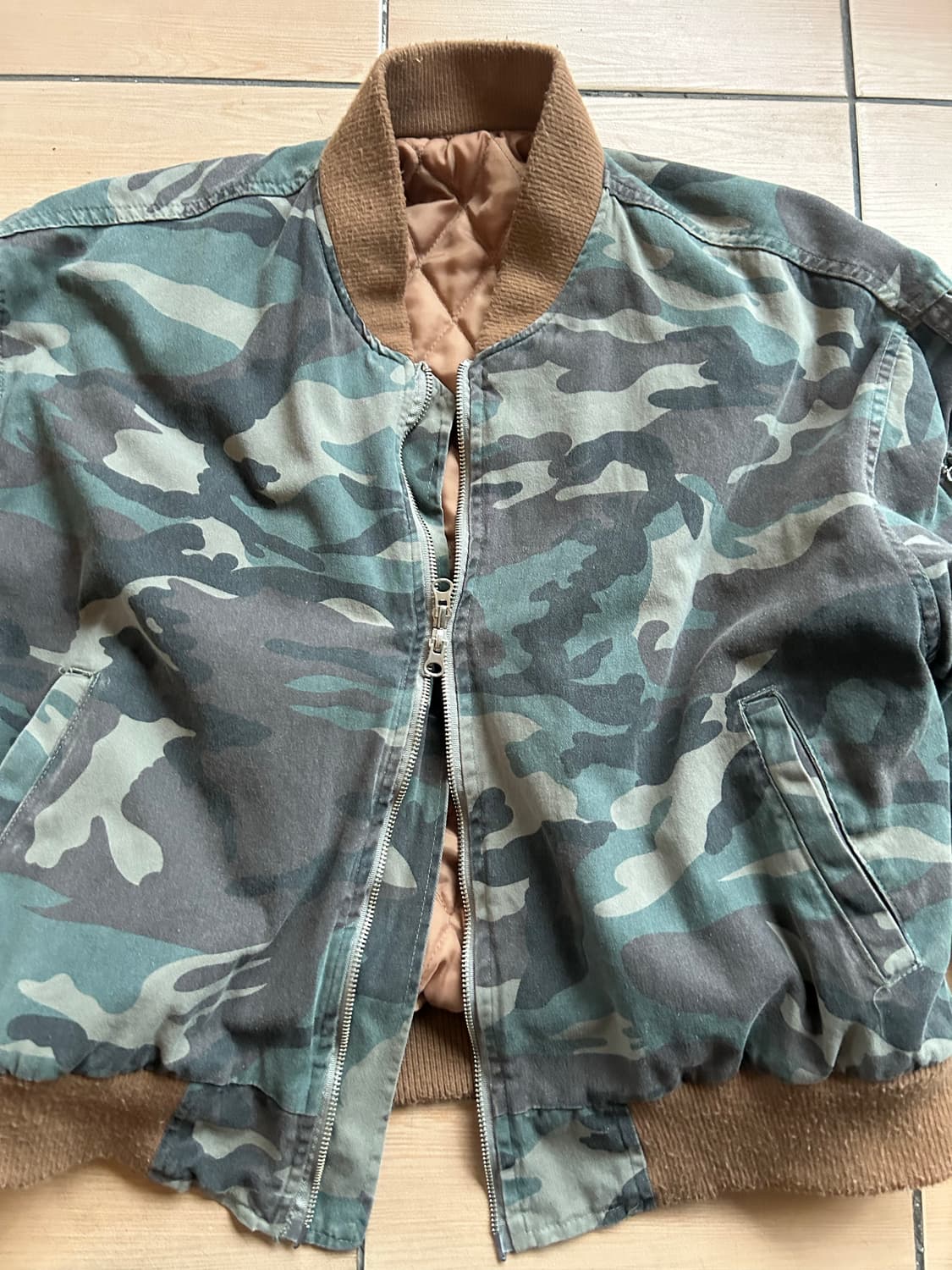 Vintage camo Ma-1  상품이미지3
