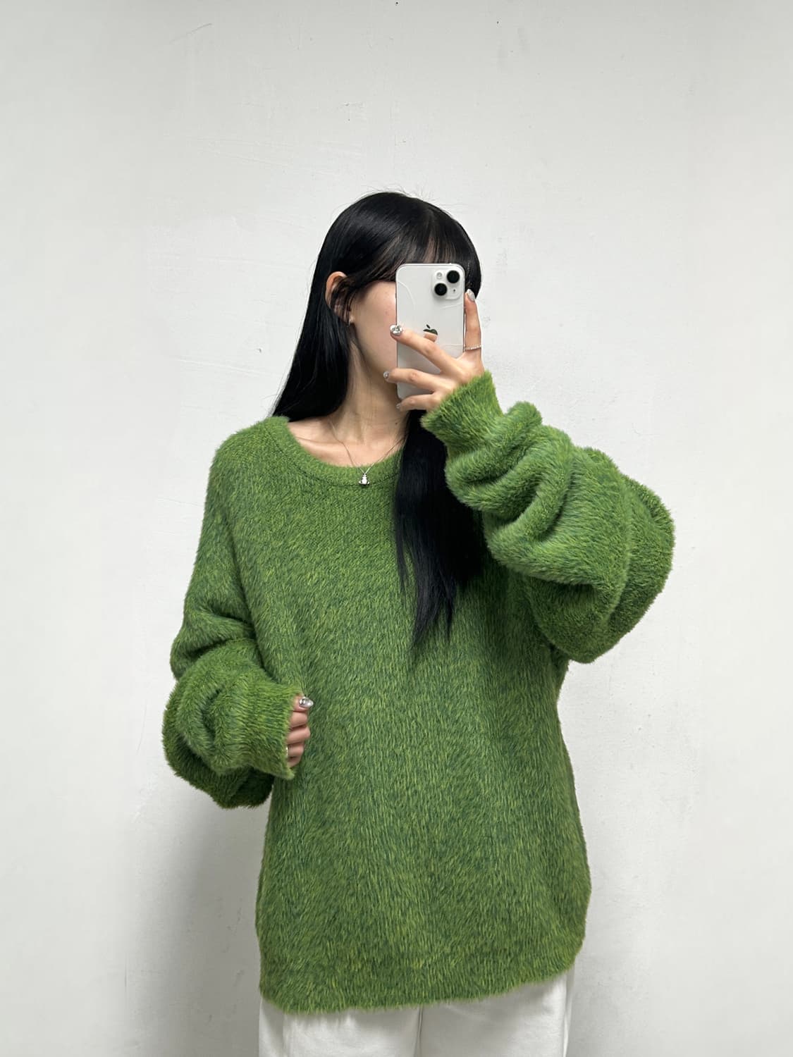 노메뉴얼 앙고라 니트 상품이미지1