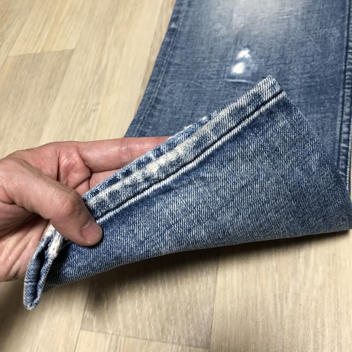 (32) 디젤 DIESEL 사파도 SAFADO 스트레이트핏 연청 데님 상품이미지5