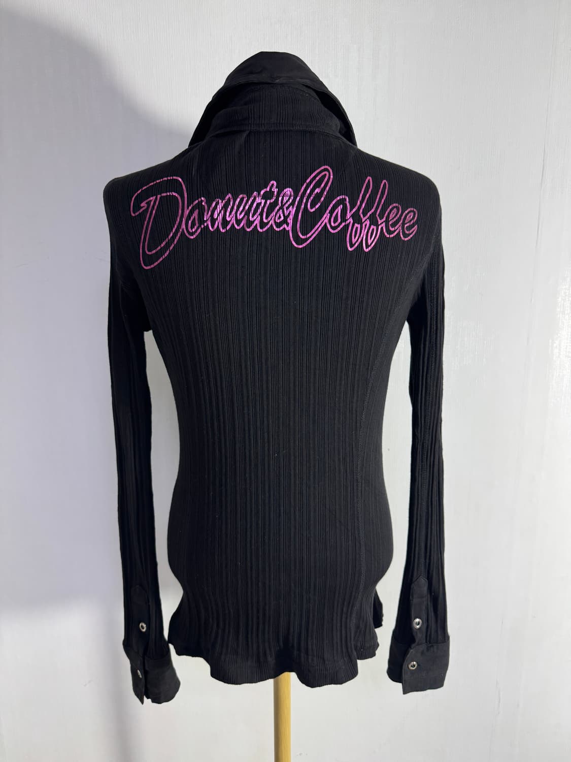 Buffalo Bobs 리브드 레이어드 셔츠 y2k vkei 상품이미지3