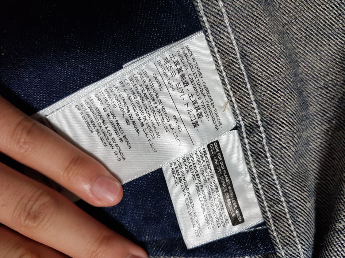 리바이스 LVC 타입2 WORN 데님 트러커 자켓  상품이미지9