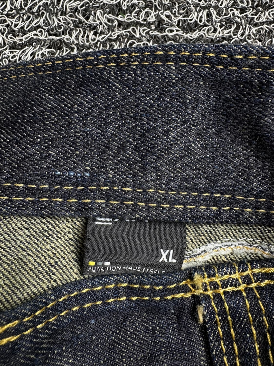 00s EXR 올드스쿨 자수 빅로고 데님 팬츠 2709 상품이미지4