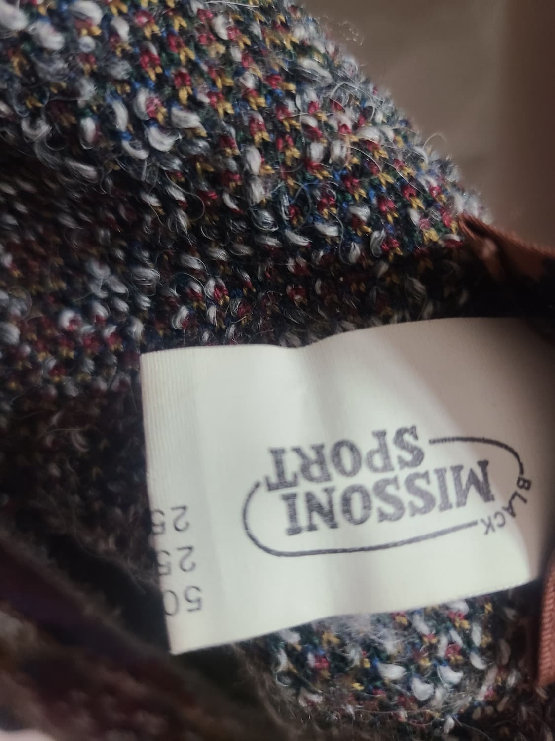 미쏘니 스포츠 패턴 니트 머플러 상품이미지5