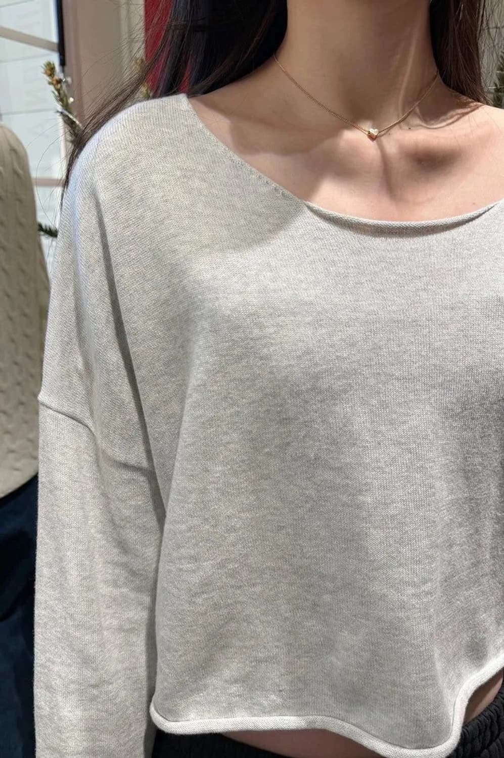 브랜디멜빌 원숄더 니트 상품이미지2