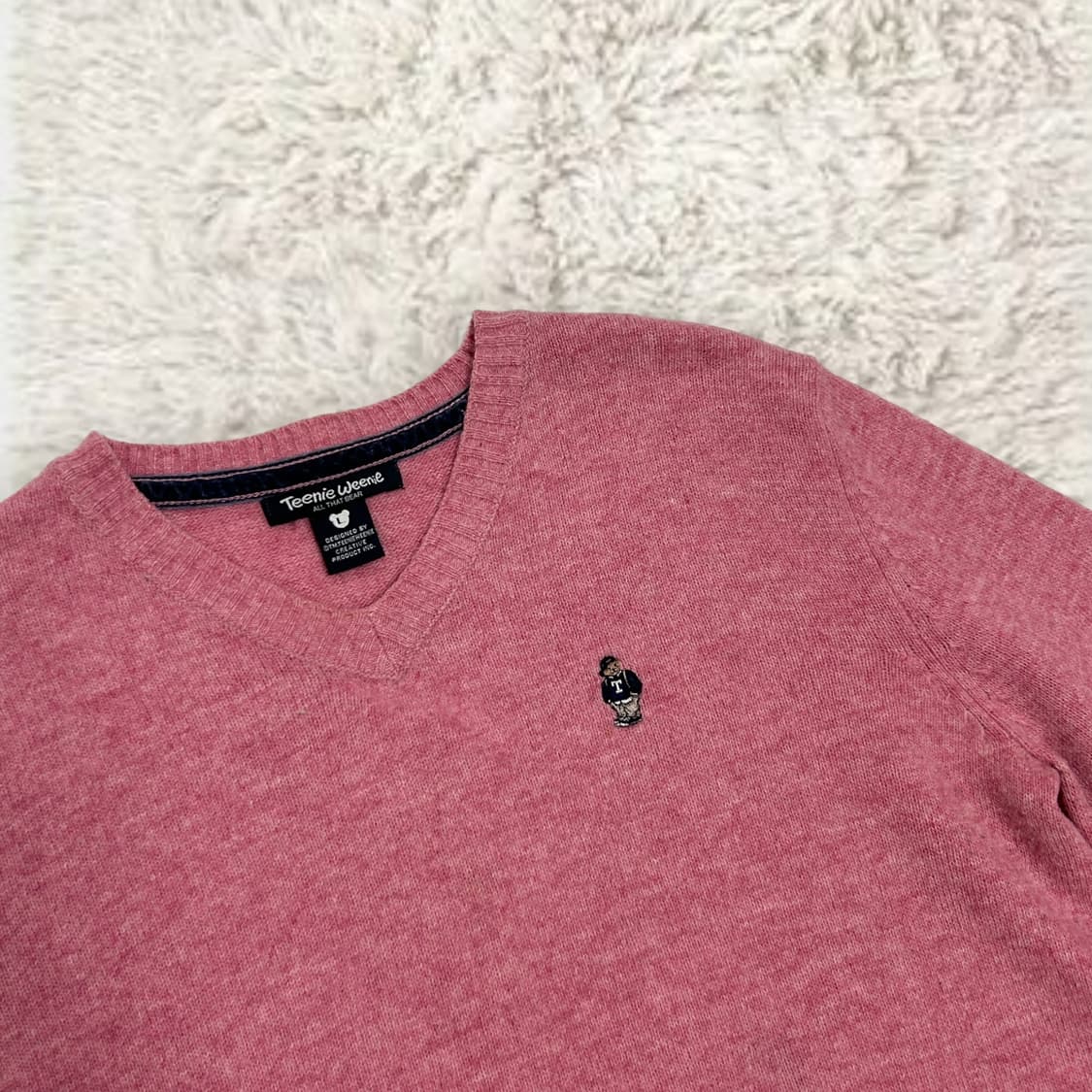 티니위니 핑크 브이넥 니트 상품이미지5