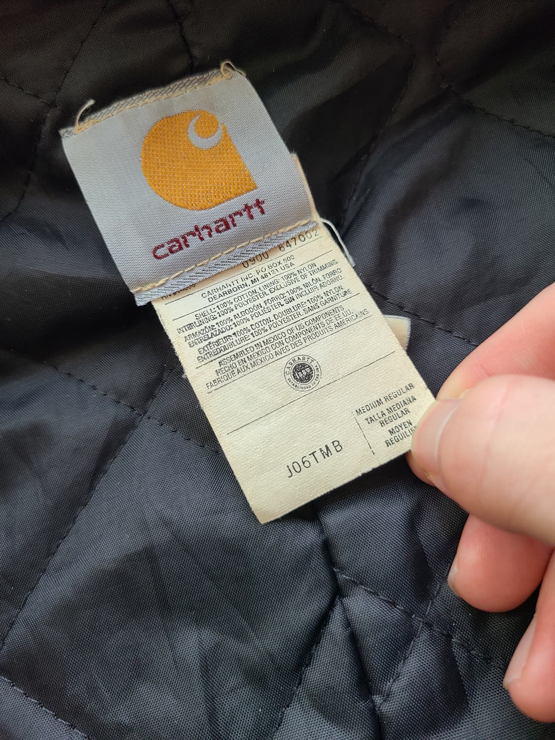 [M] 칼하트 j06 tmb 액티브 자켓 판매 (j68, j130) 상품이미지3