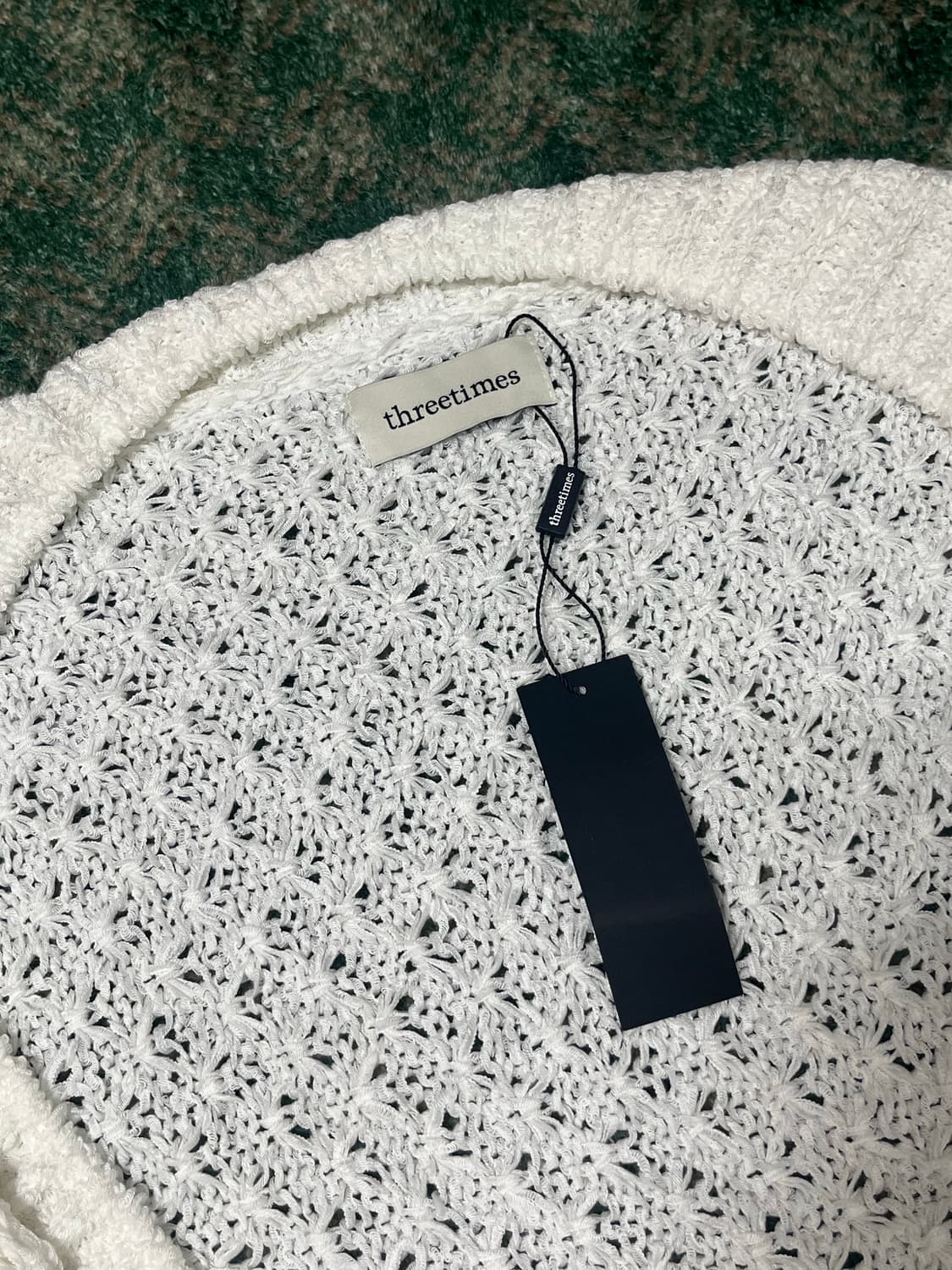 쓰리타임즈 포니 볼레로 새상품 (화이트) 상품이미지3