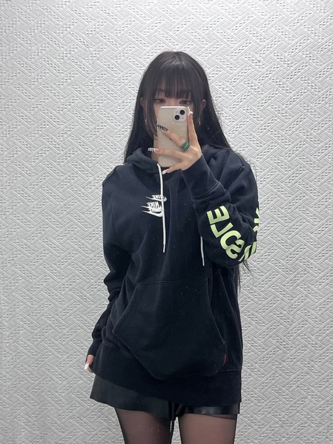 나이키 월드투어 스트릿 펑크 더블스우시 후드티 L C10417 상품이미지2