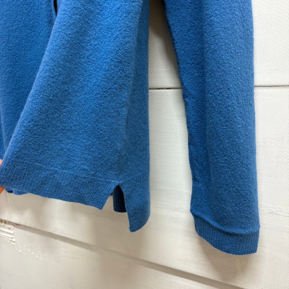 GIANNI LO GIUDICE 울 블루 리본 가디건  상품이미지3