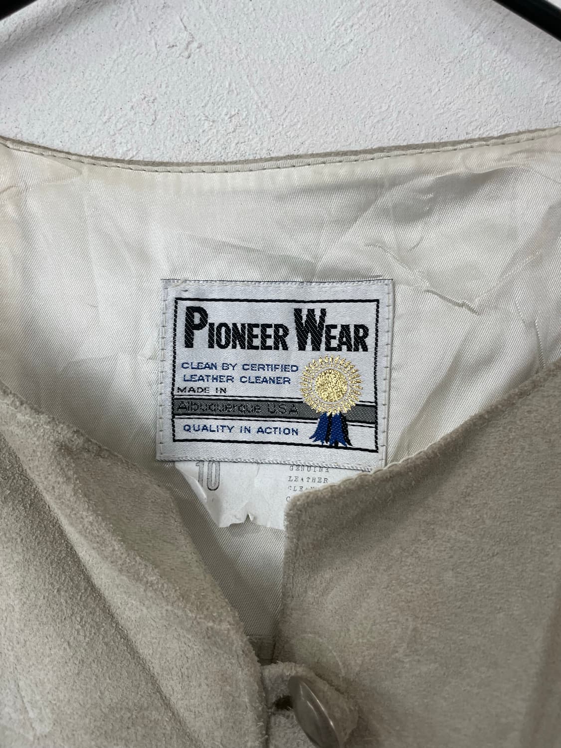 PIONEER WEAR 프린지 레더 베스트 상품이미지5