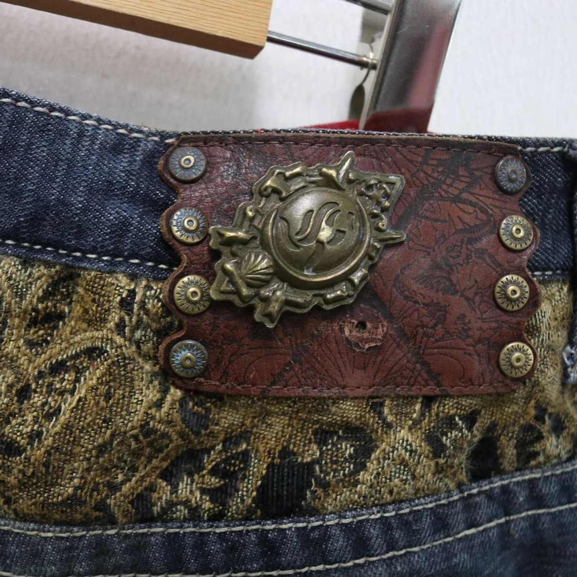 Kanji 오리엔탈 패치 와이드 팬츠 64442 상품이미지8