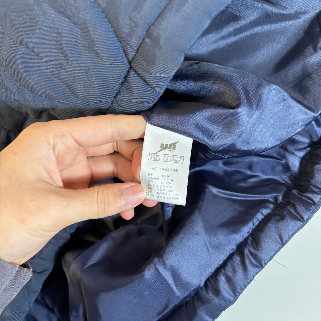 M FLUKE 플루크 네이비 깔깔이 퀼팅자켓 상품이미지5