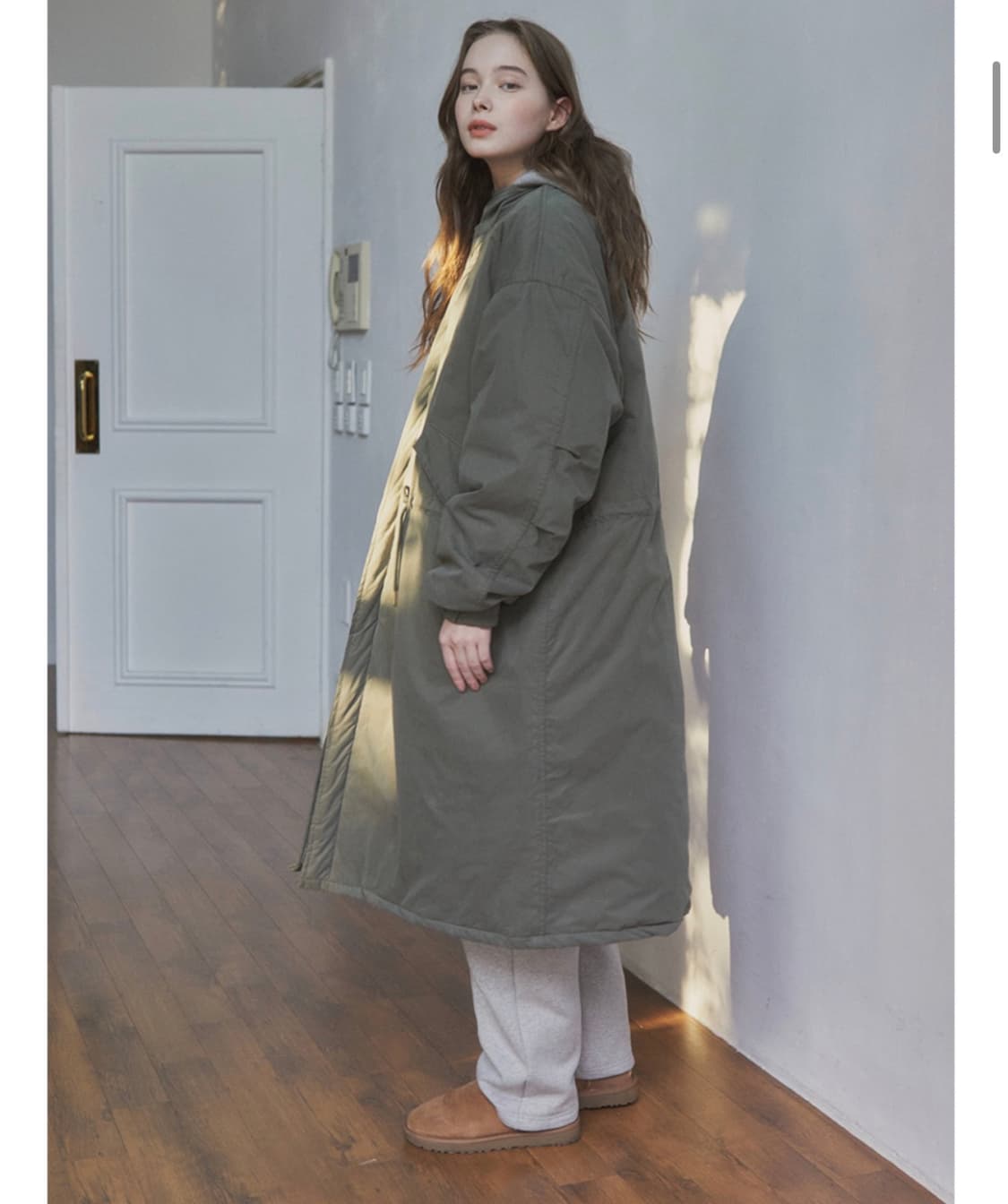 웬즈데이 오아시스 피쉬테일 야상 패딩 코트 M-65 상품이미지3